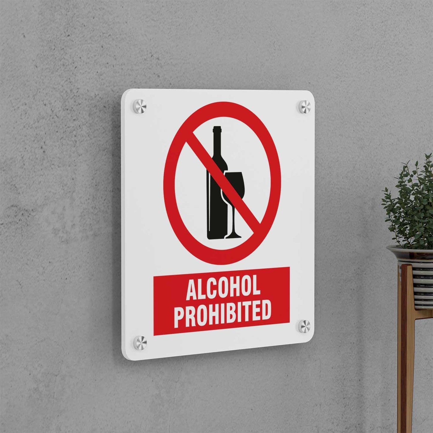 Alcohol Prohibited Sign - Housenama