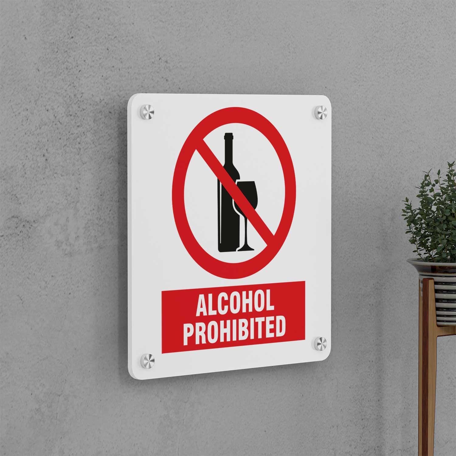 Alcohol Prohibited Sign - Housenama