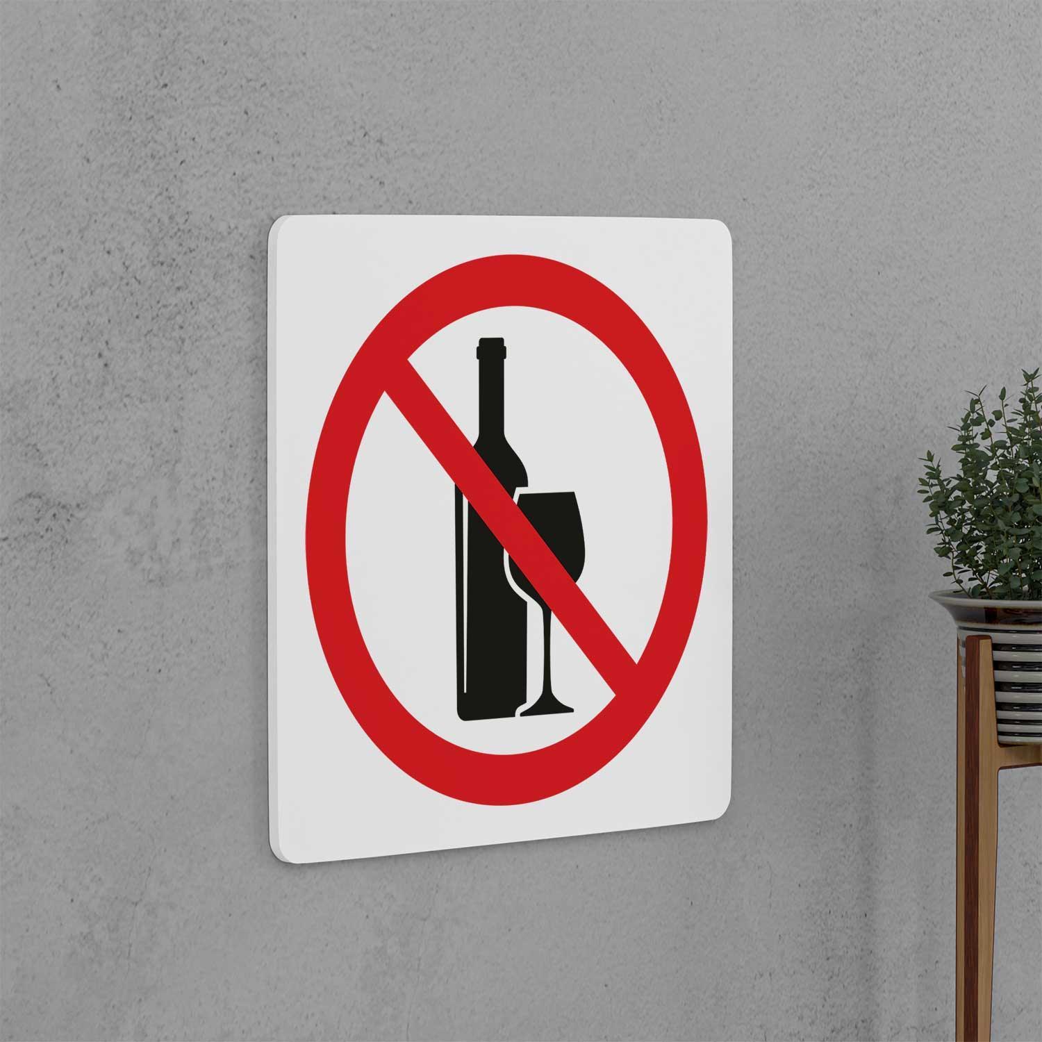 Alcohol Prohibited Sign - Housenama
