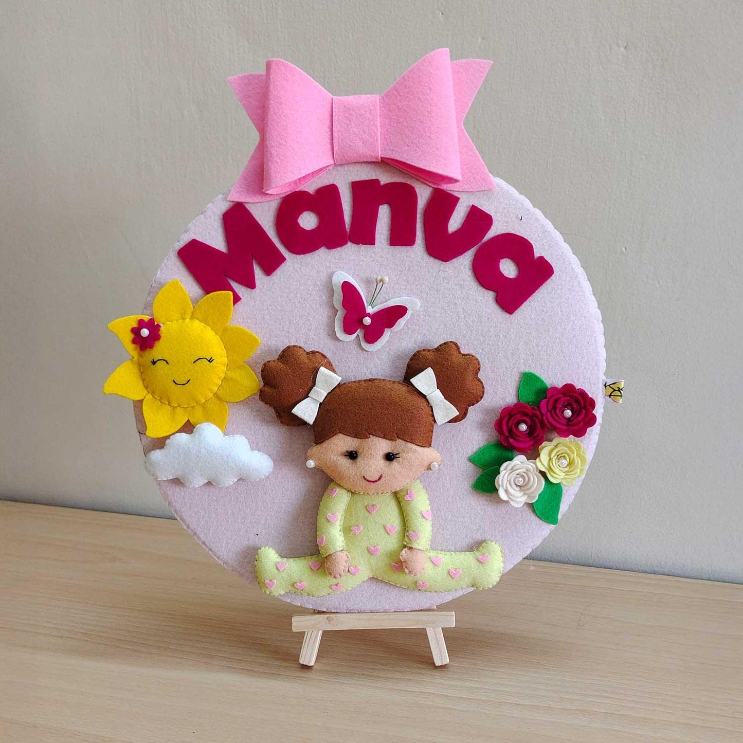 Baby Girl - Felt Wall Hanging