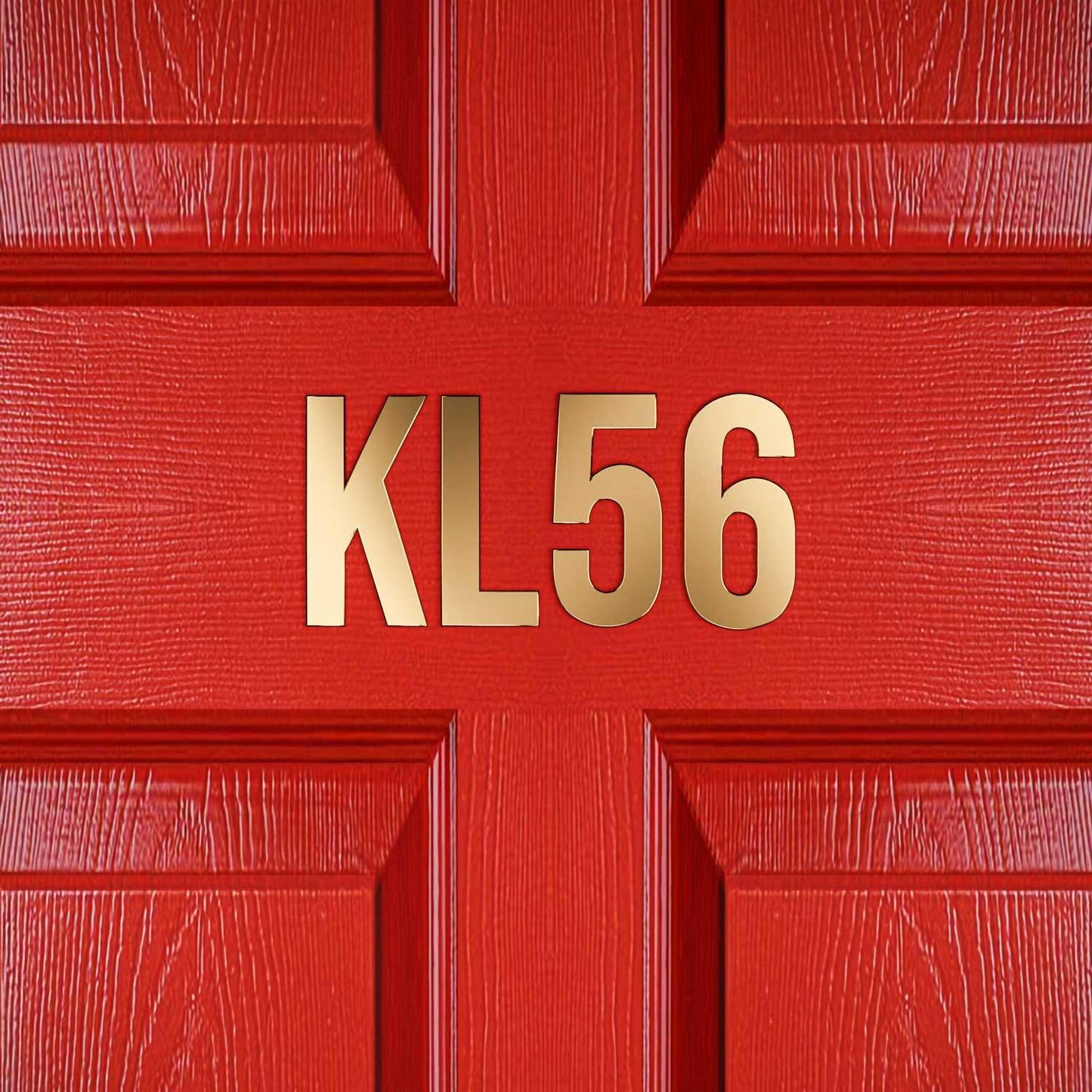 Bebas - Tall Brass Door Numbers & Letters - Housenama