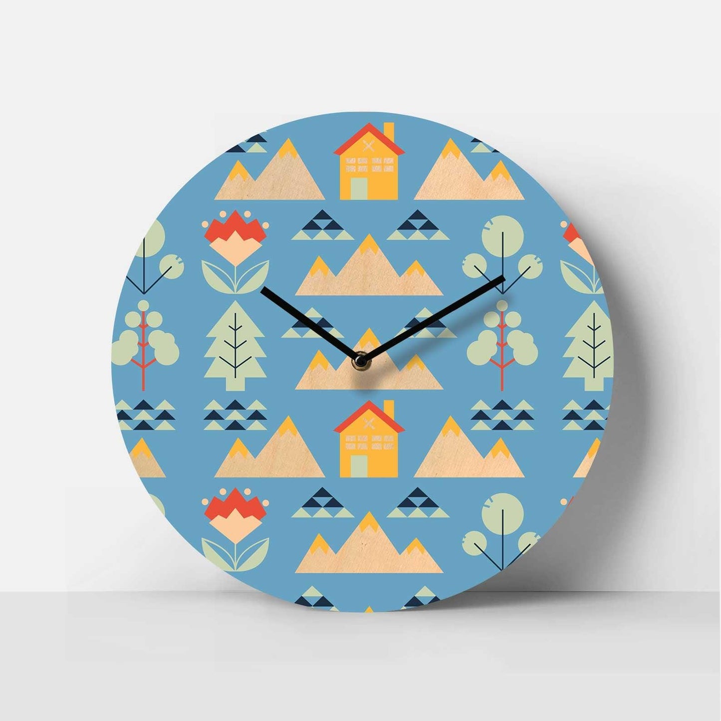 Cabin Tales Birch Clock