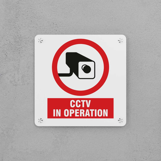 CCTV In Operation Sign - Housenama