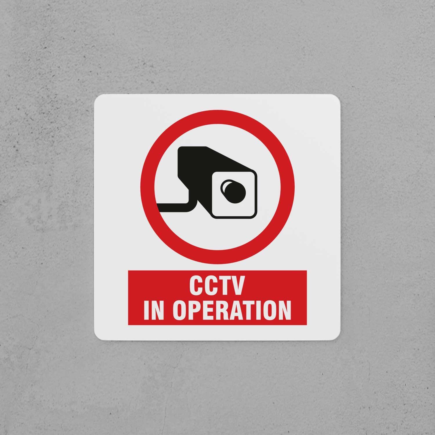 CCTV In Operation Sign - Housenama