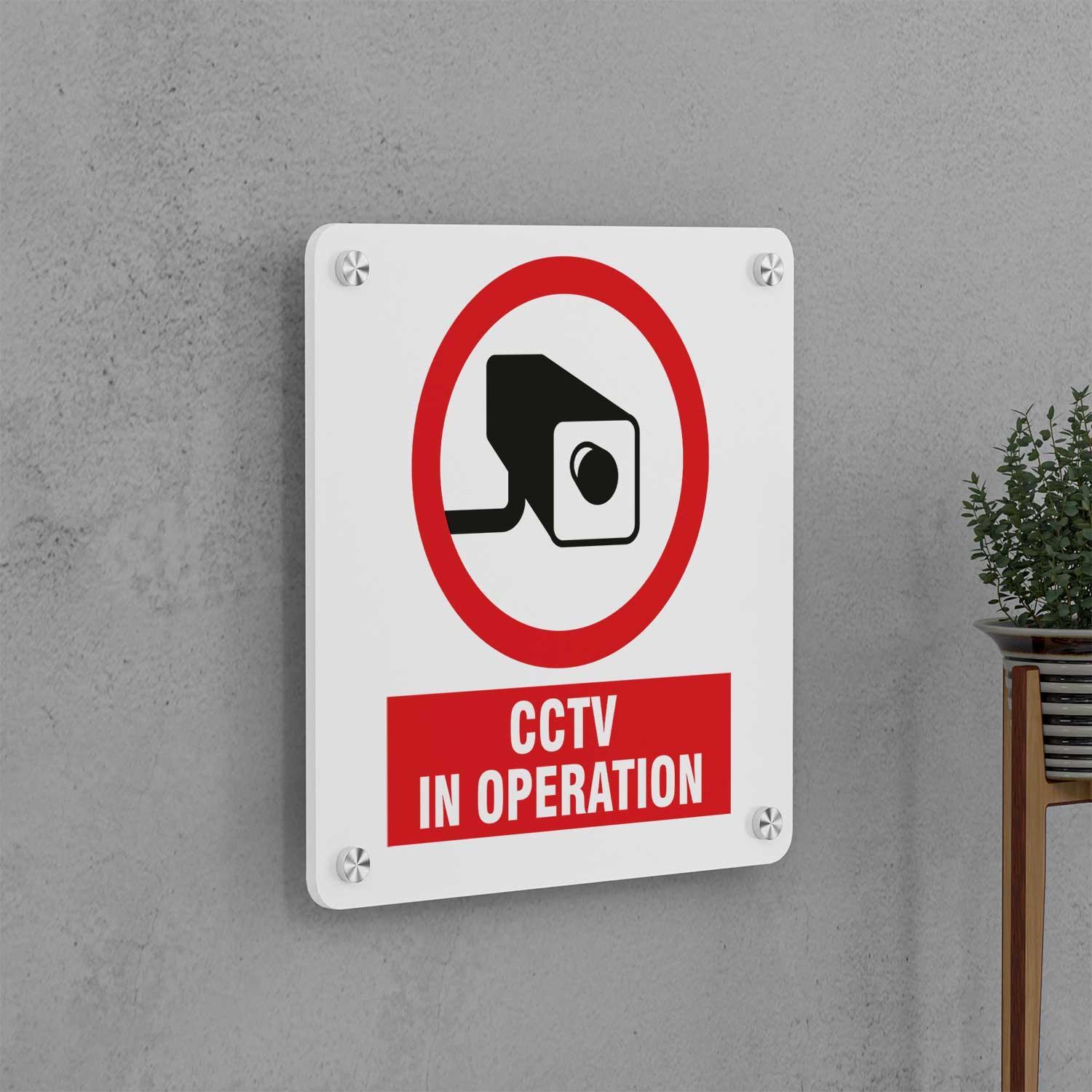 CCTV In Operation Sign - Housenama