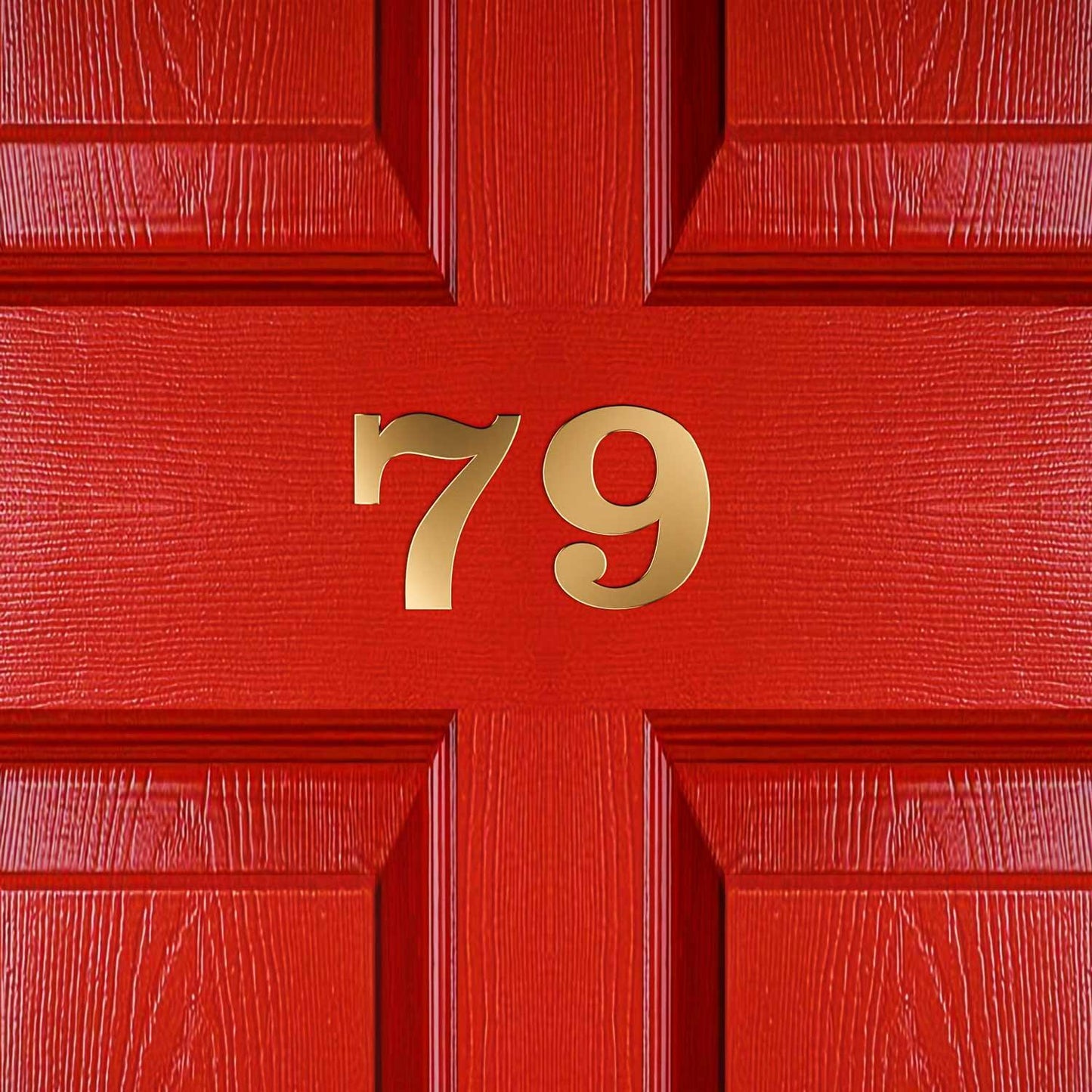 Clarendon - Classic Brass Door Numbers & Letters - Housenama