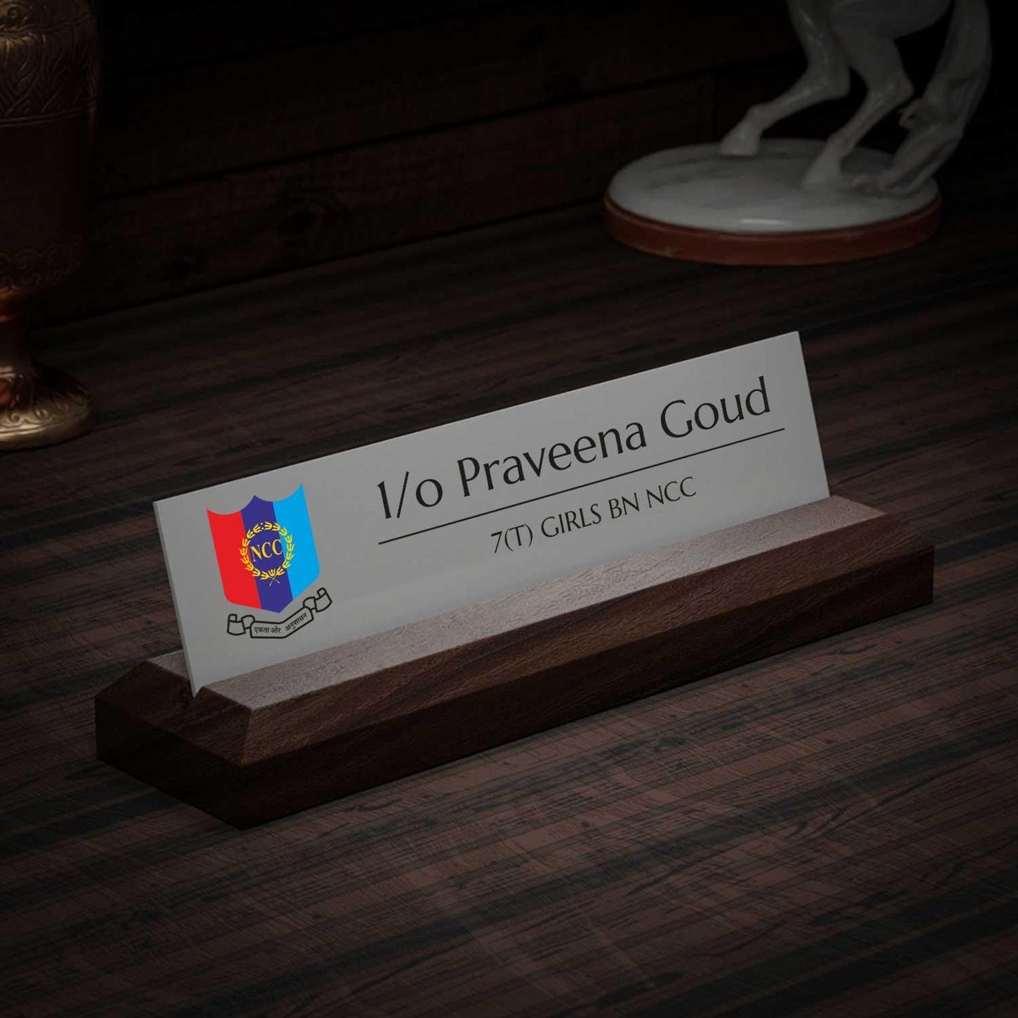 Excelus Office Desk Name Plate - National Cadet Corps (NCC) - Housenama