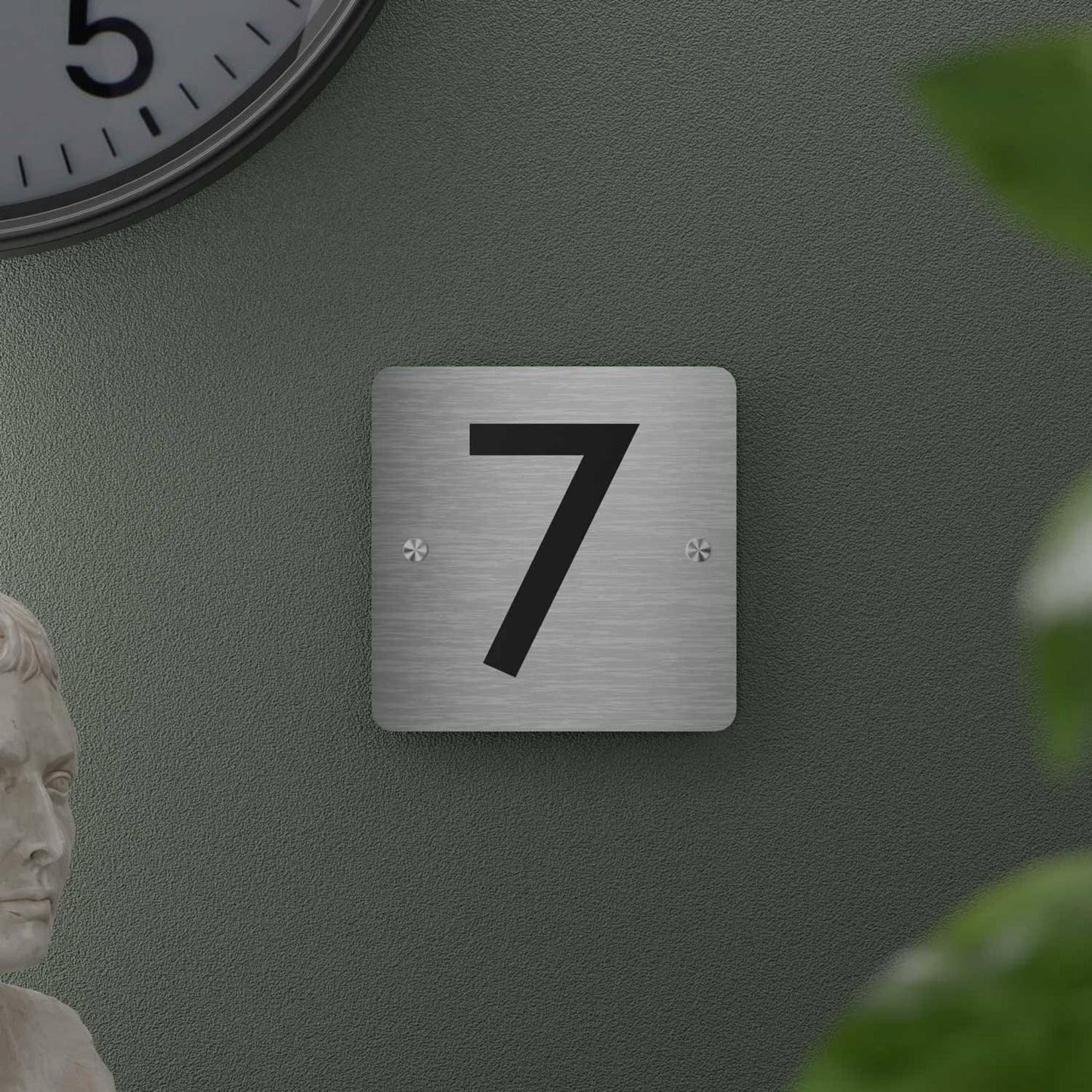 Futura (Stainless Steel) - Contemporary House Number/Name Sign - Housenama
