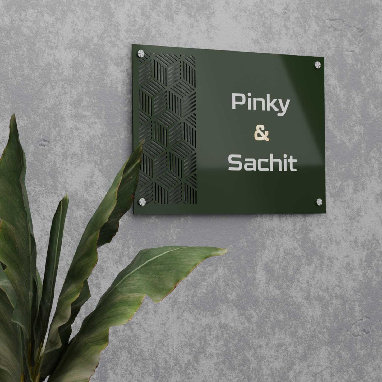 Hindsi Jamal - Steel Name Plate