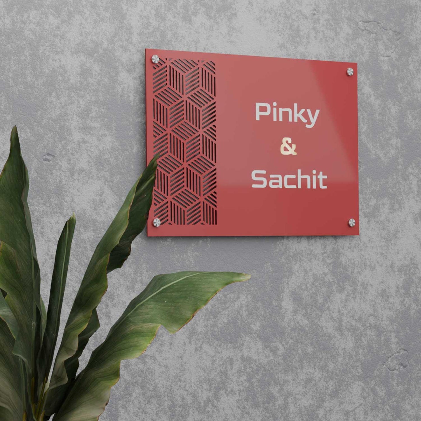 Hindsi Jamal - Steel Name Plate