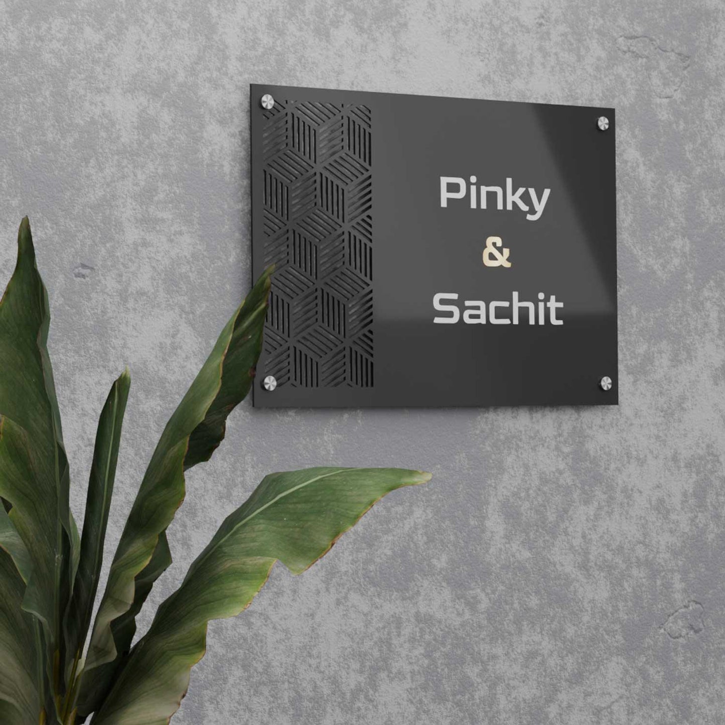 Hindsi Jamal - Steel Name Plate