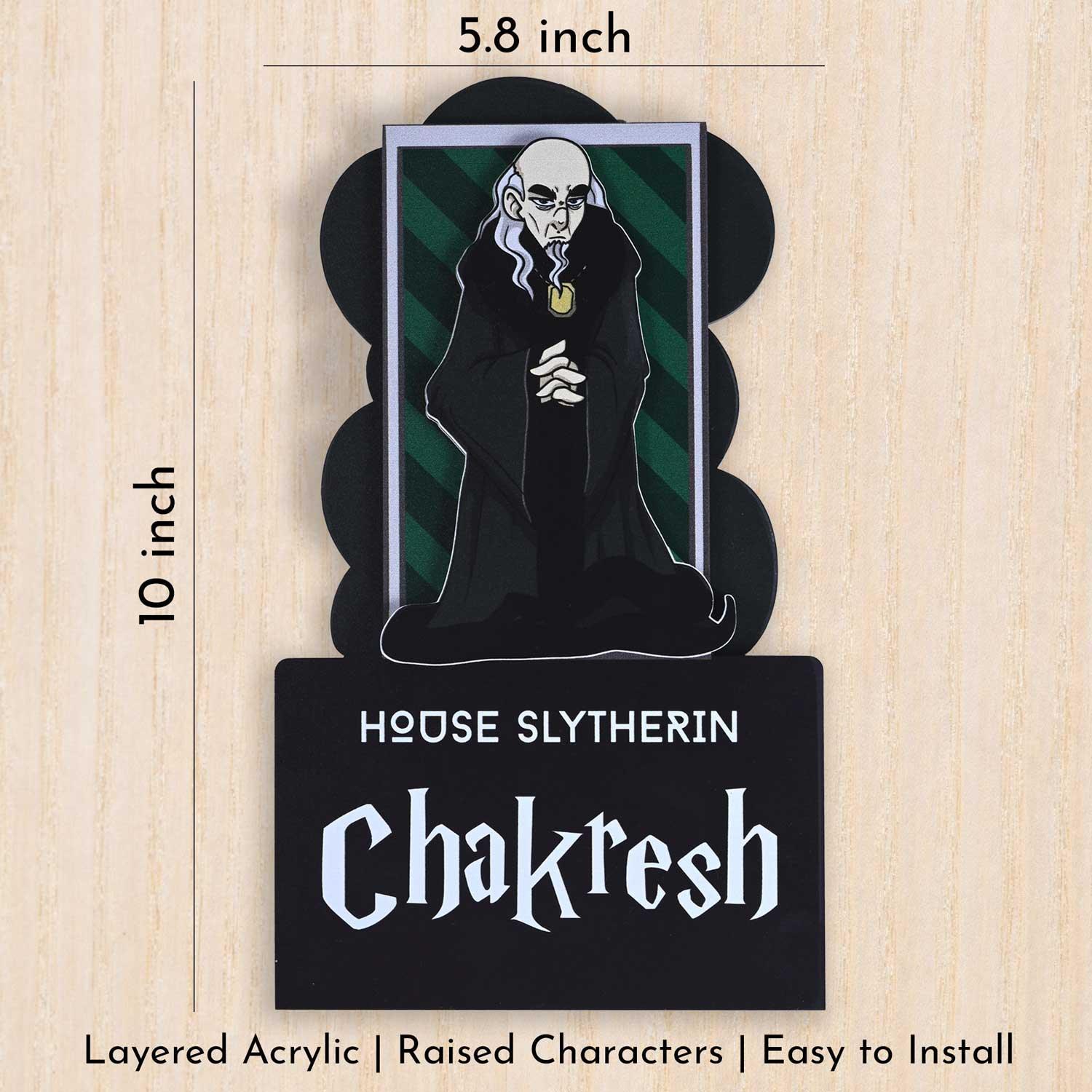 House Slytherin - Kids' Room Door Sign - Housenama