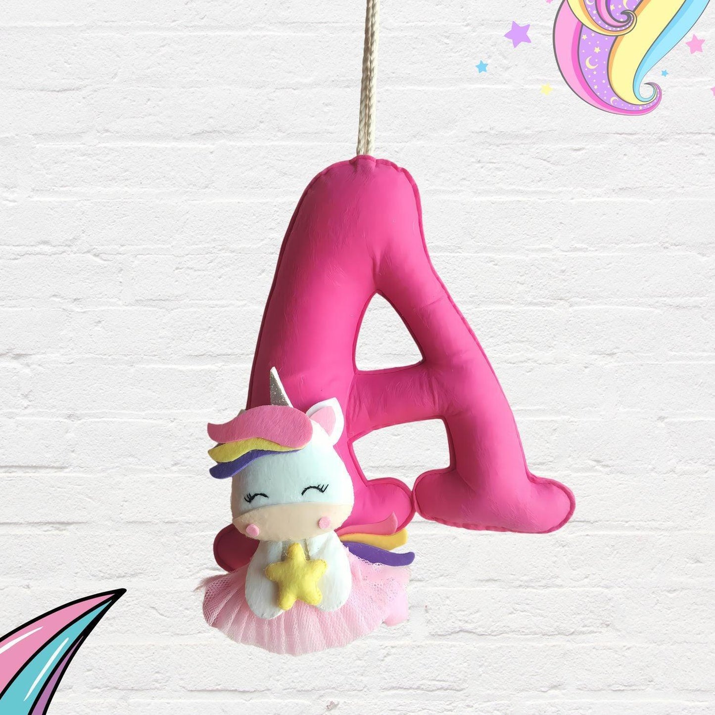 Jumbo Letters - Customized Felt Monograms for Children - Housenama