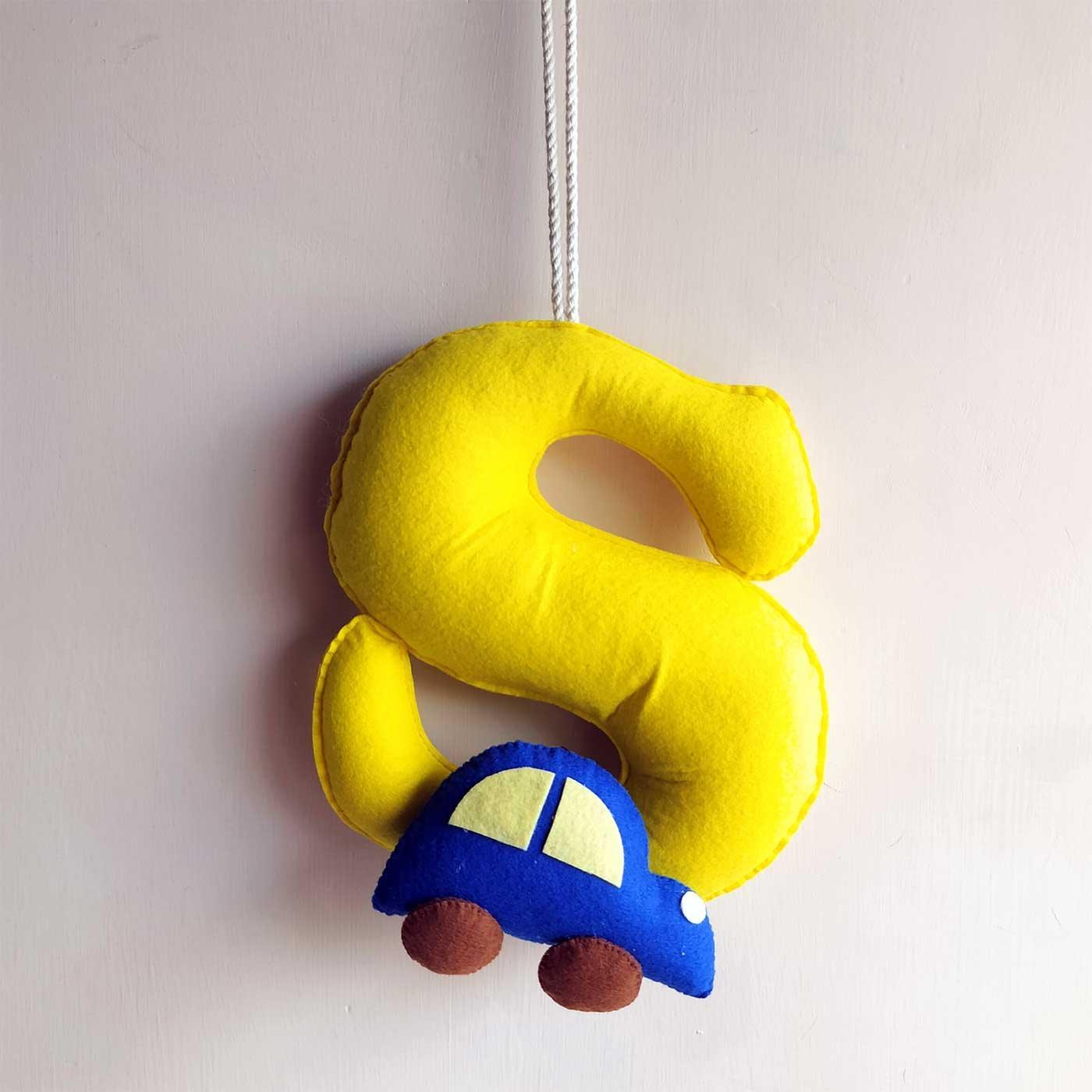 Jumbo Letters - Customized Felt Monograms for Children - Housenama