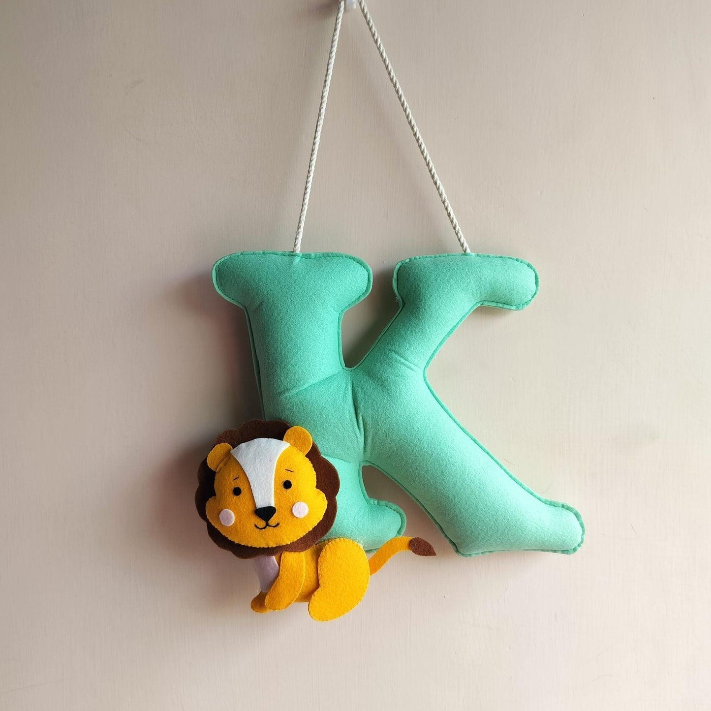 Jumbo Letters - Customized Felt Monograms for Children - Housenama
