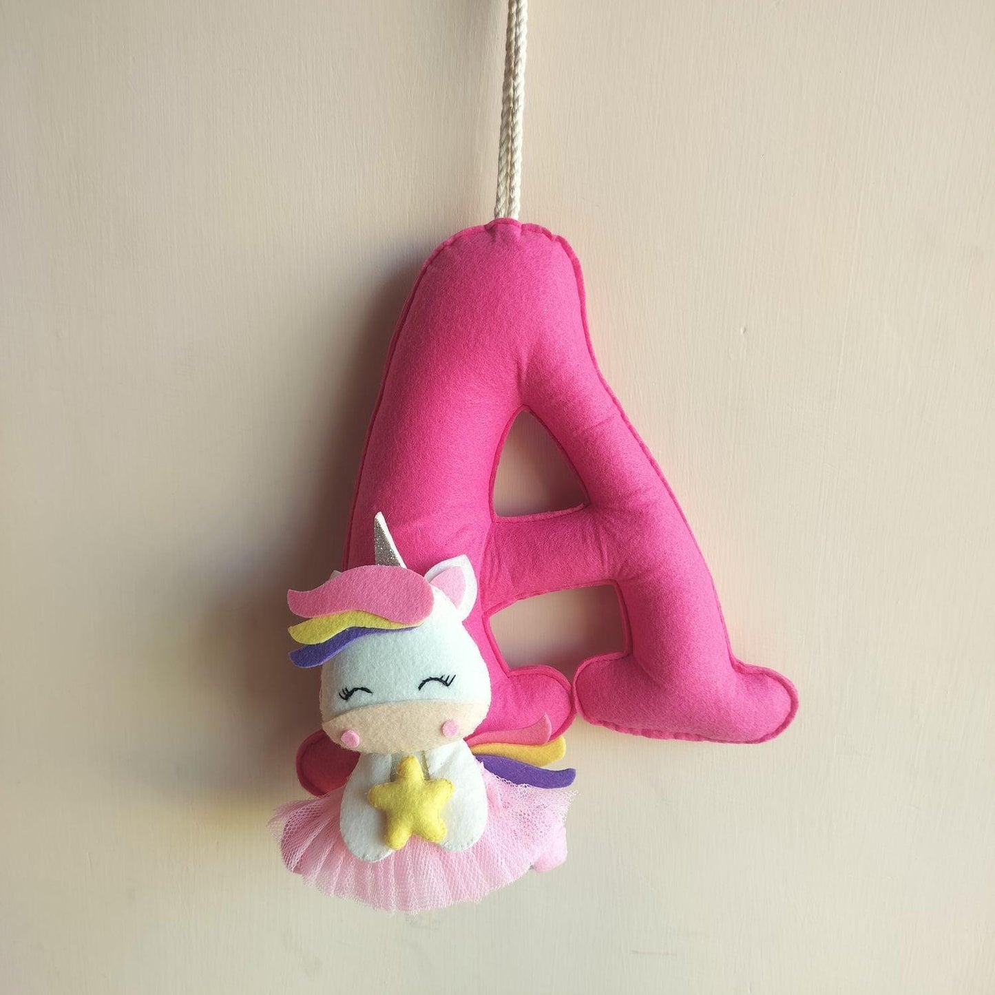 Jumbo Letters - Customized Felt Monograms for Children - Housenama