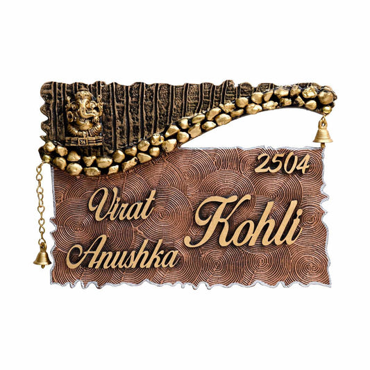 Kankana - Decorative Wooden Name Plate - Housenama