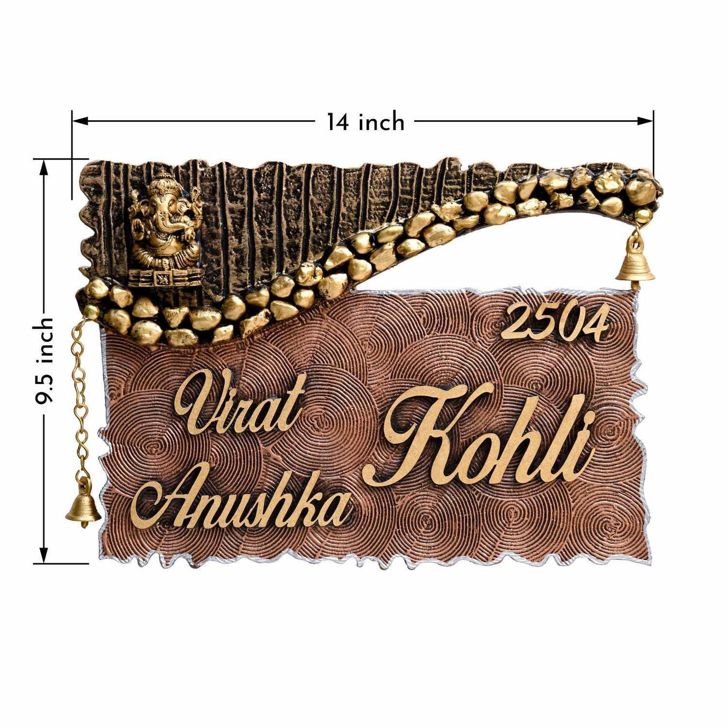 Kankana - Decorative Wooden Name Plate - Housenama