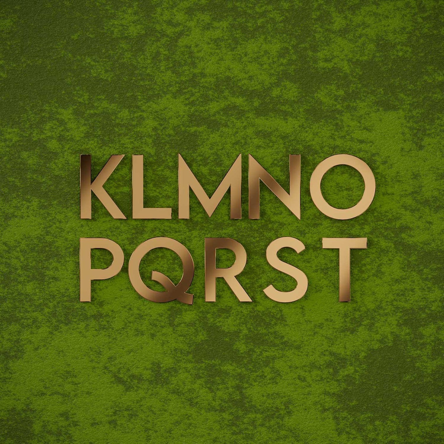 Lemon - Geometric Brass Door Numbers & Letters - Housenama