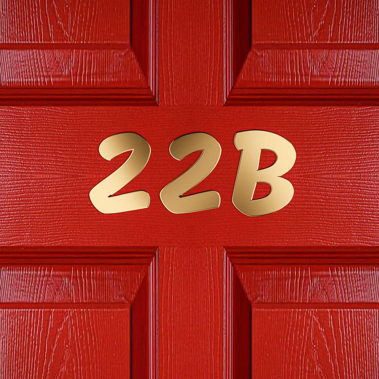 Mogra - Dense Brass Door Numbers & Letters - Housenama