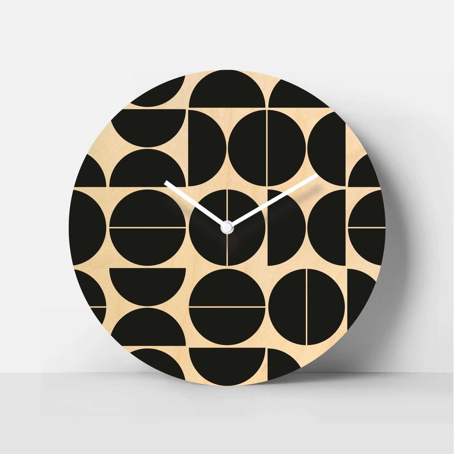 Monoform Birch Clock