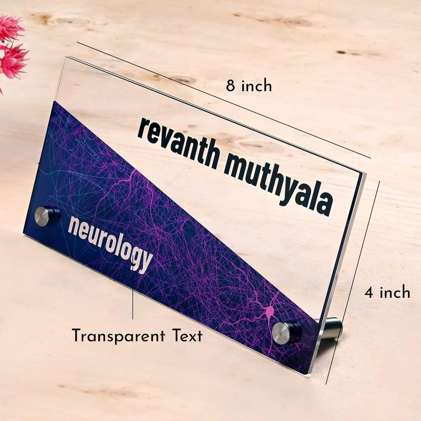 Neural - Office Desk Sign for Healthcare/Pharma Executives - Housenama