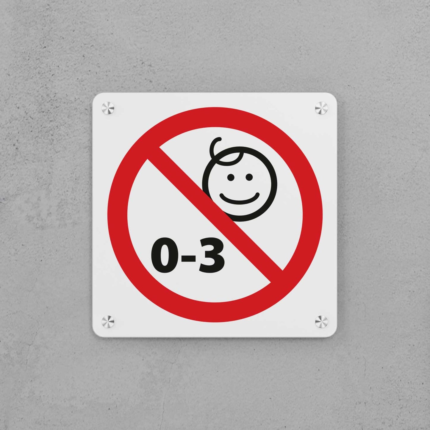 No Babies Allowed Sign