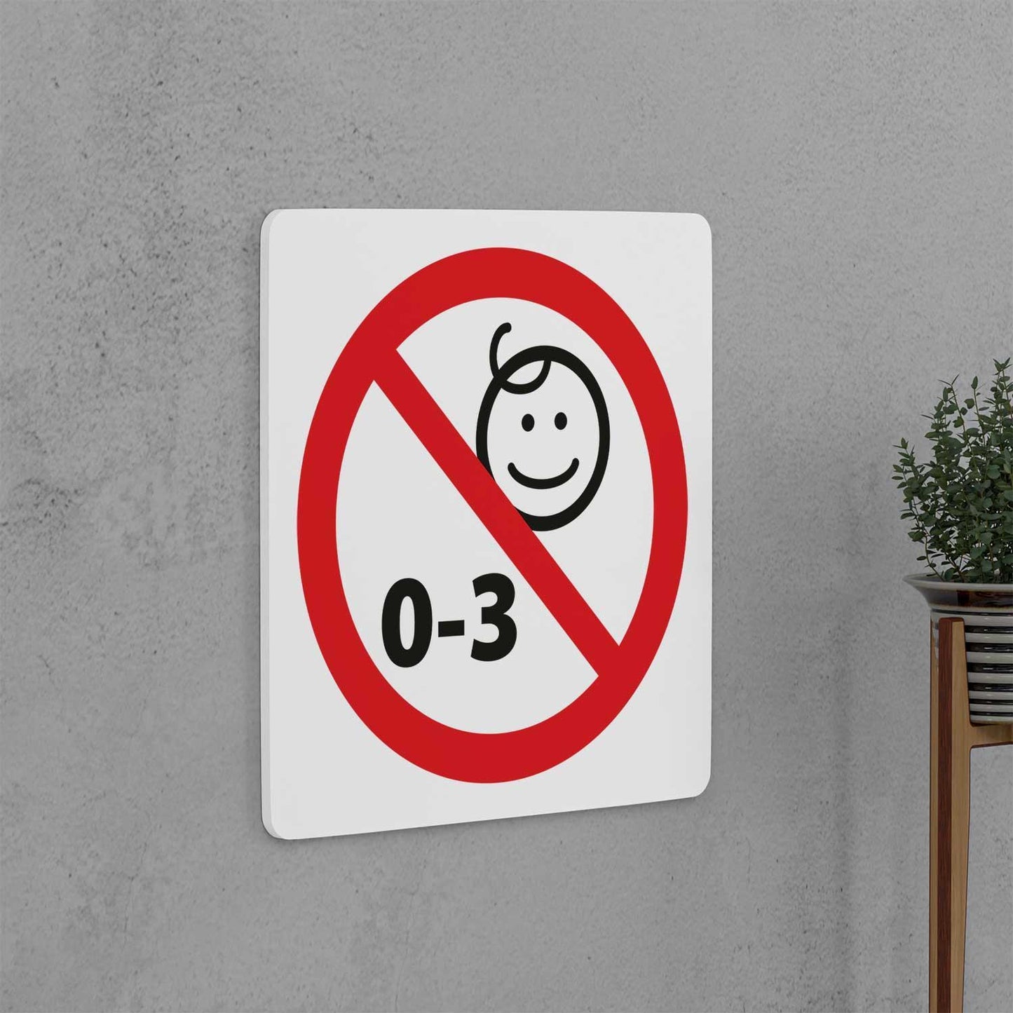 No Babies Allowed Sign - Housenama