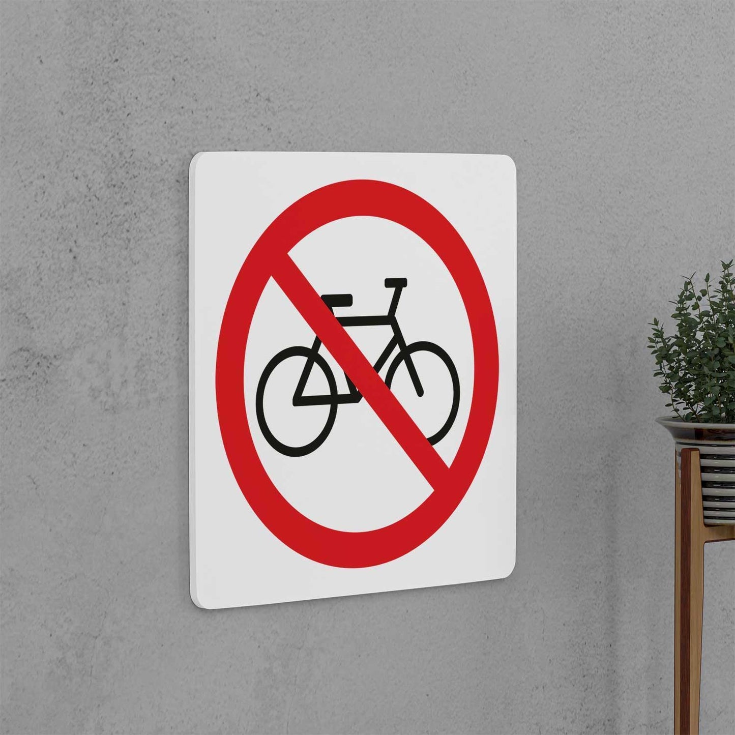 No Cycling Allowed Sign - Housenama