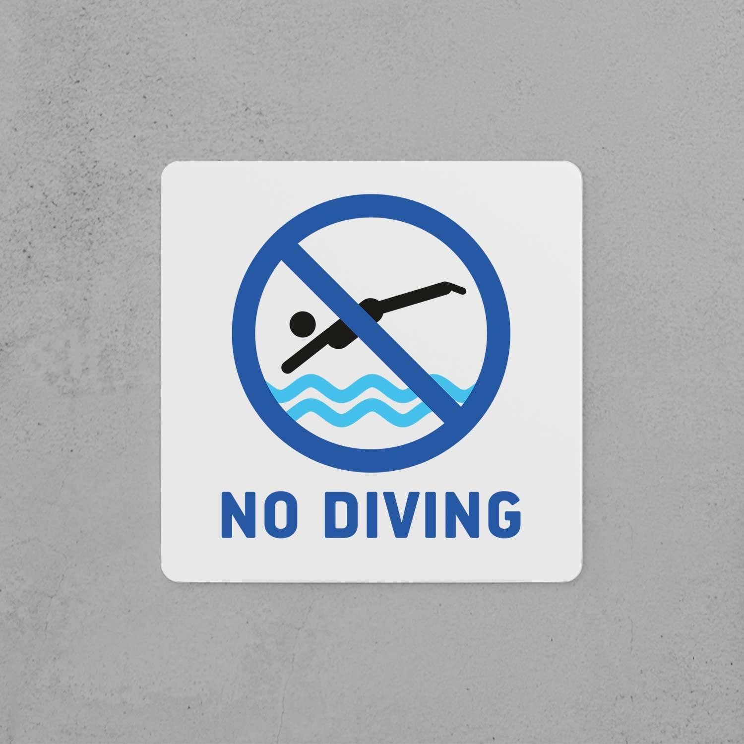 No Diving Sign - Housenama