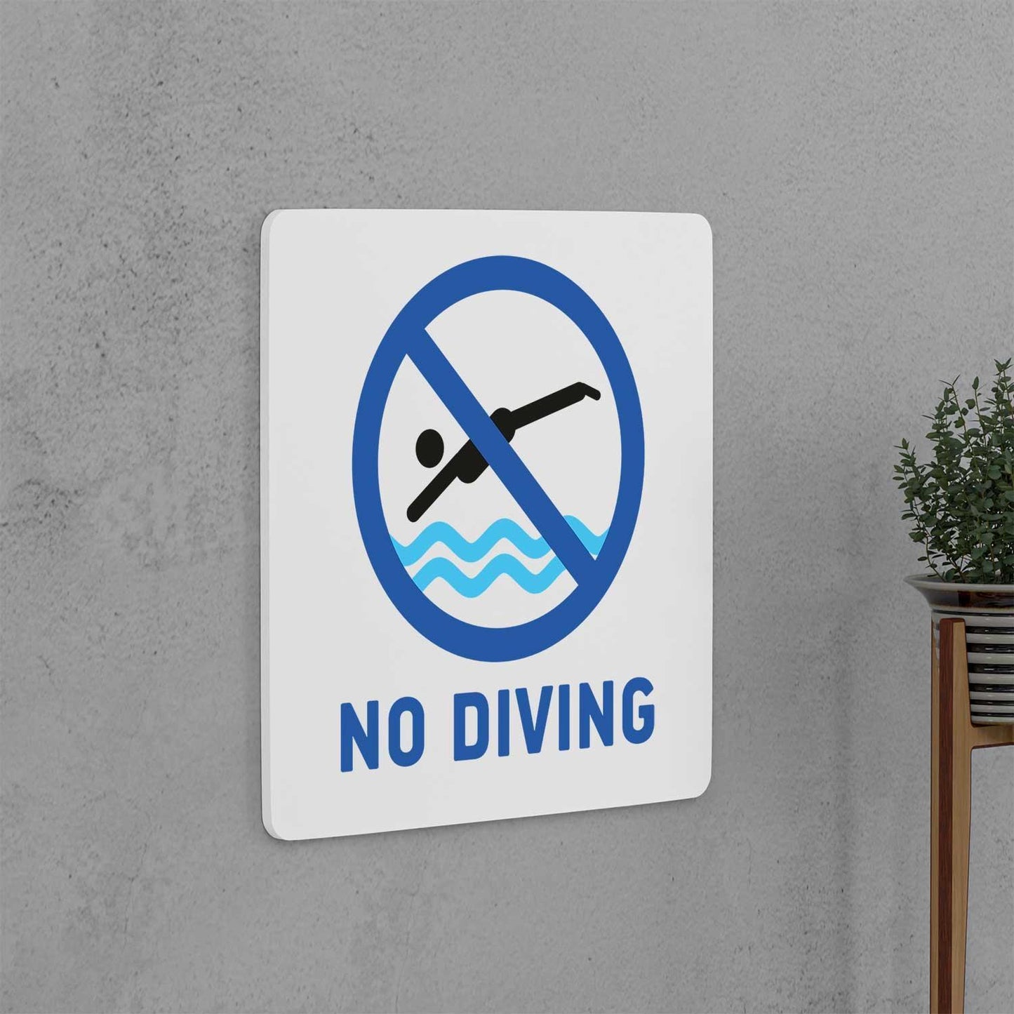 No Diving Sign - Housenama