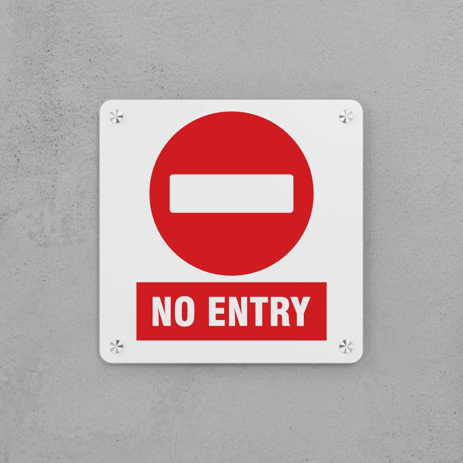 No Entry Sign - Housenama