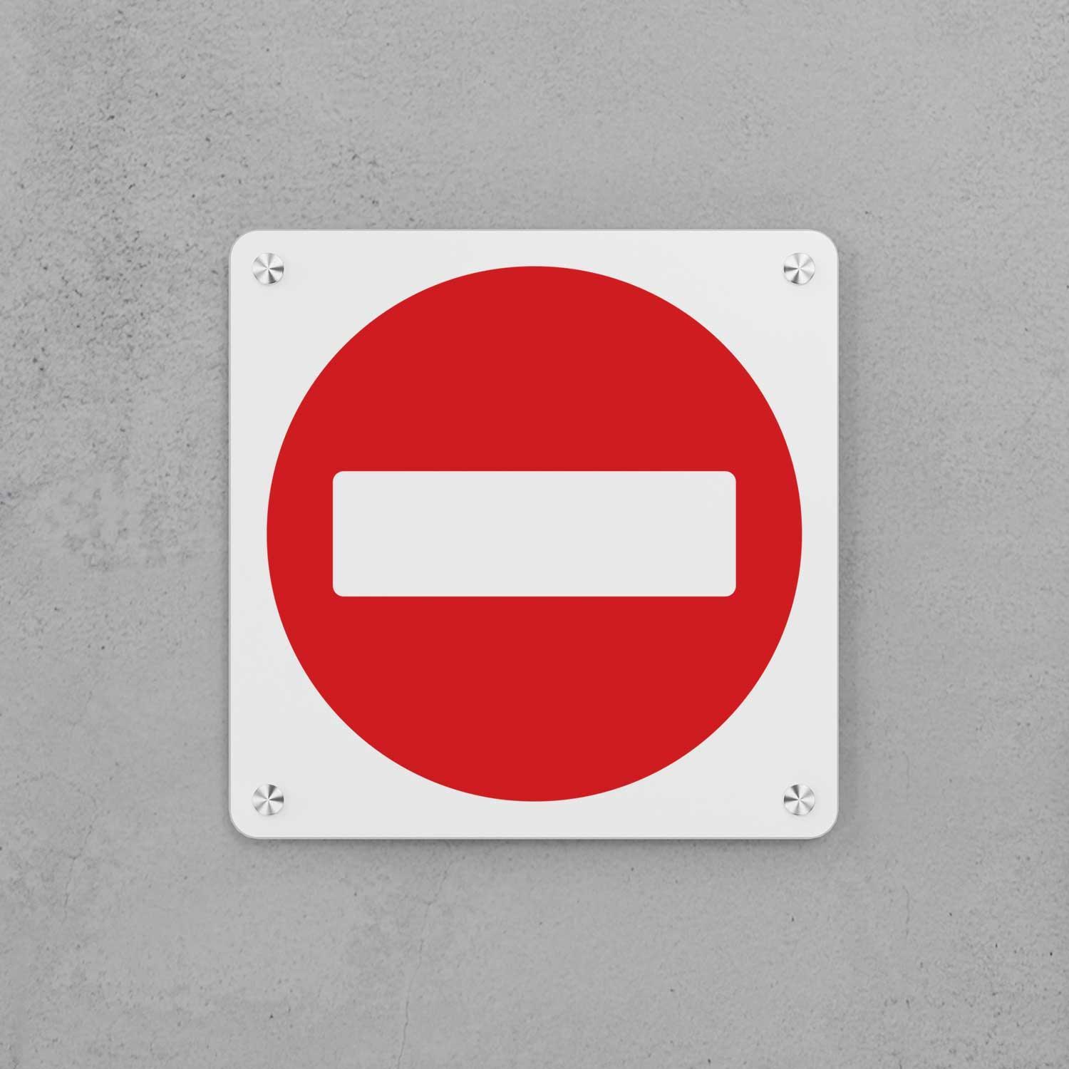 No Entry Sign - Housenama