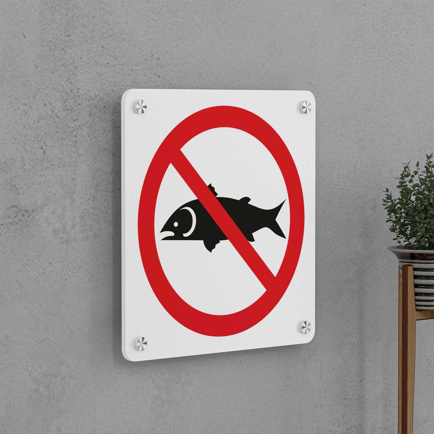 No Fishing Allowed Sign - Housenama