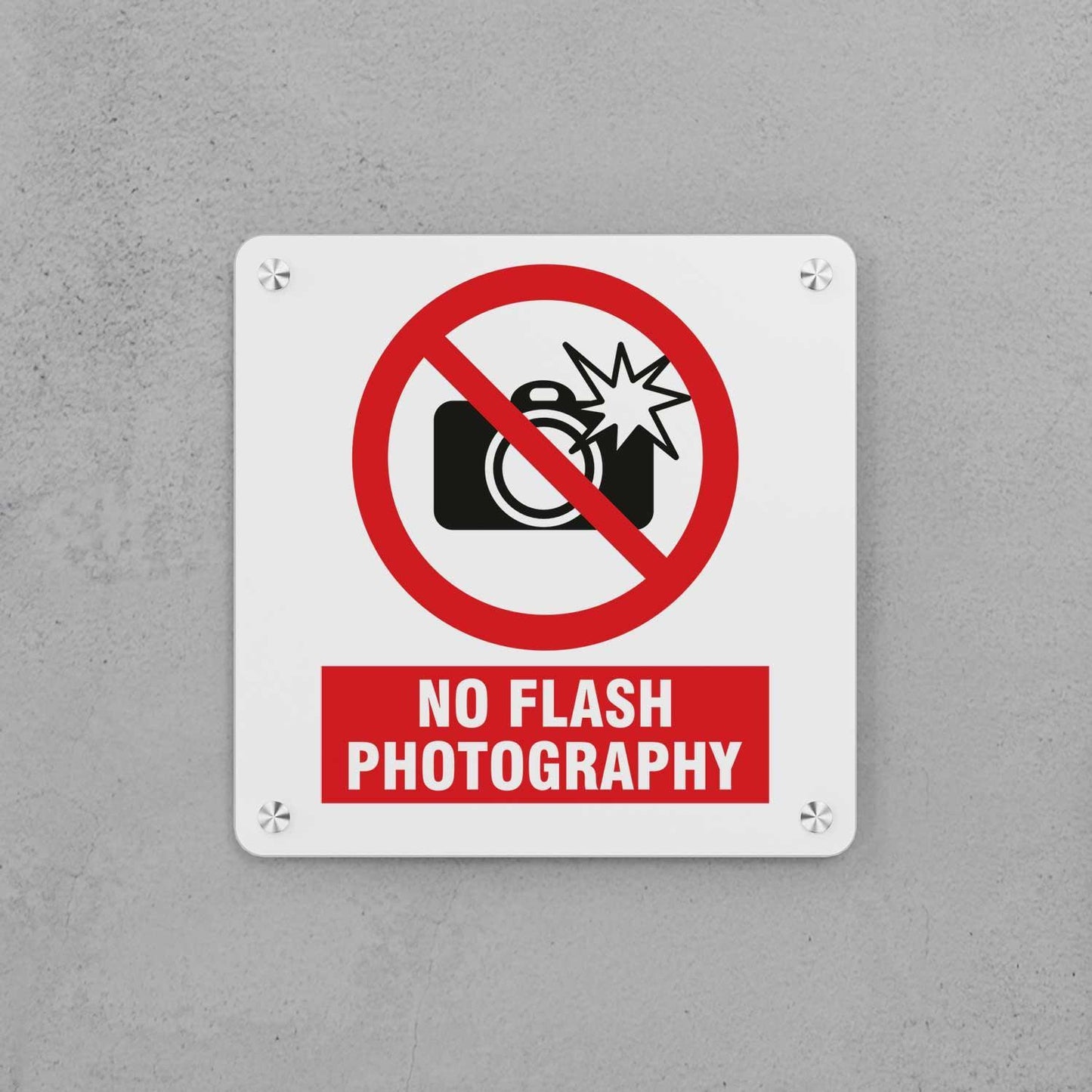 No Flash Photography Sign - Housenama
