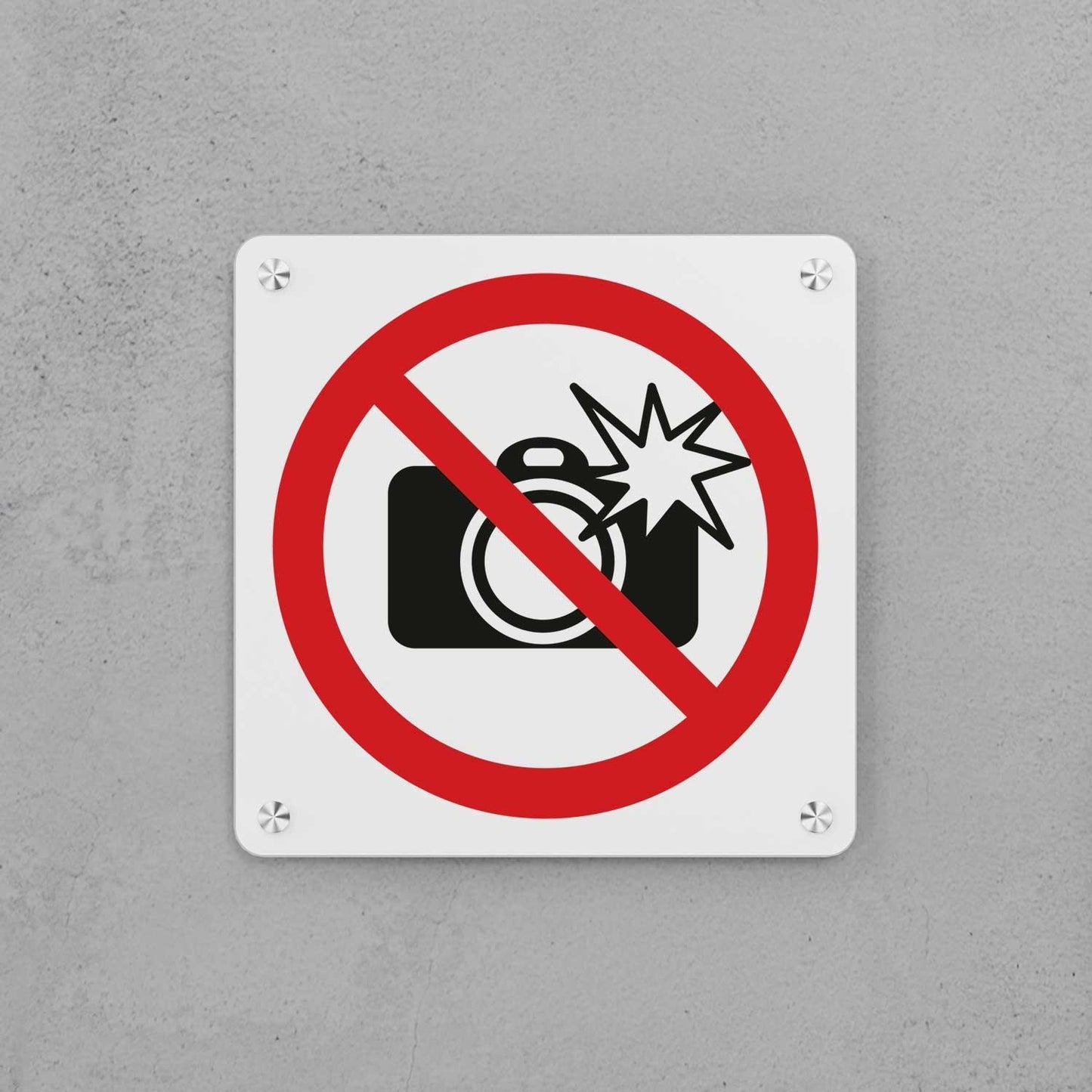 No Flash Photography Sign - Housenama