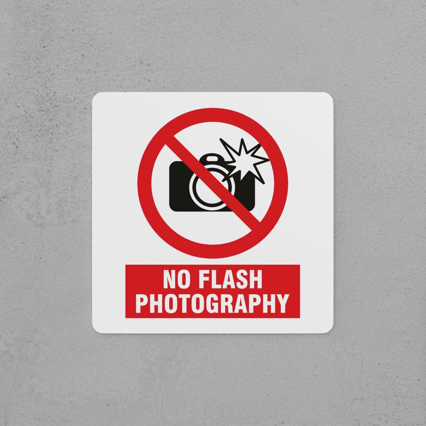No Flash Photography Sign - Housenama