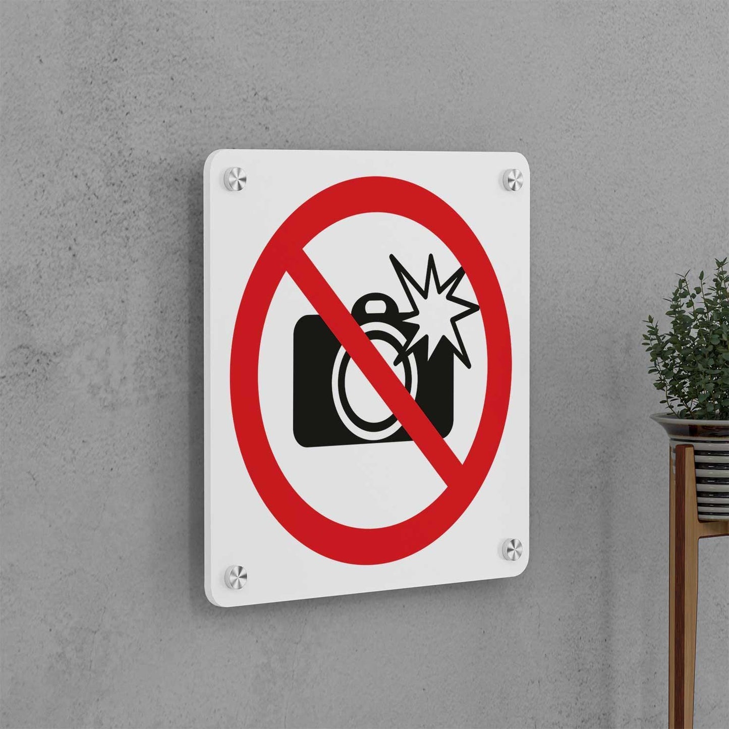 No Flash Photography Sign - Housenama