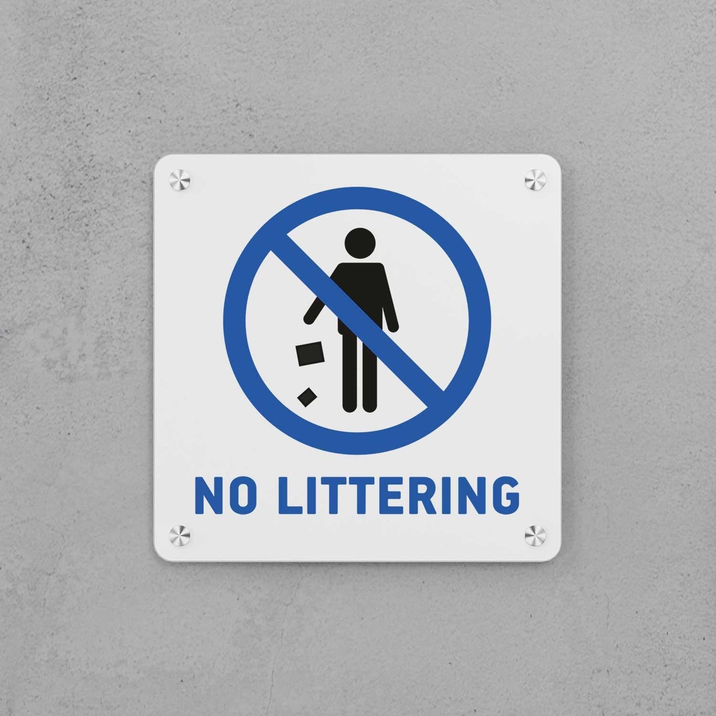 No Littering Sign - Housenama