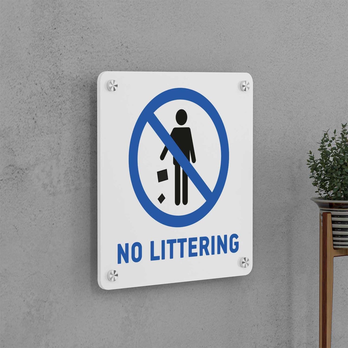 No Littering Sign - Housenama
