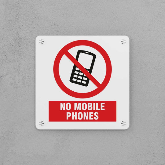 No Mobile Phones Sign - Housenama