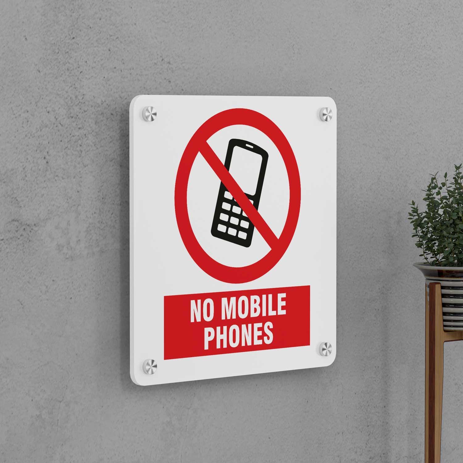 No Mobile Phones Sign - Housenama