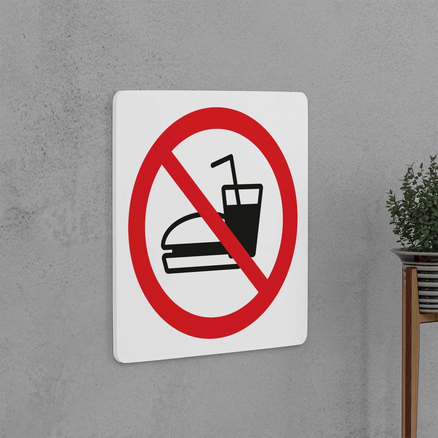 No Outside Food or Drink Sign - Housenama