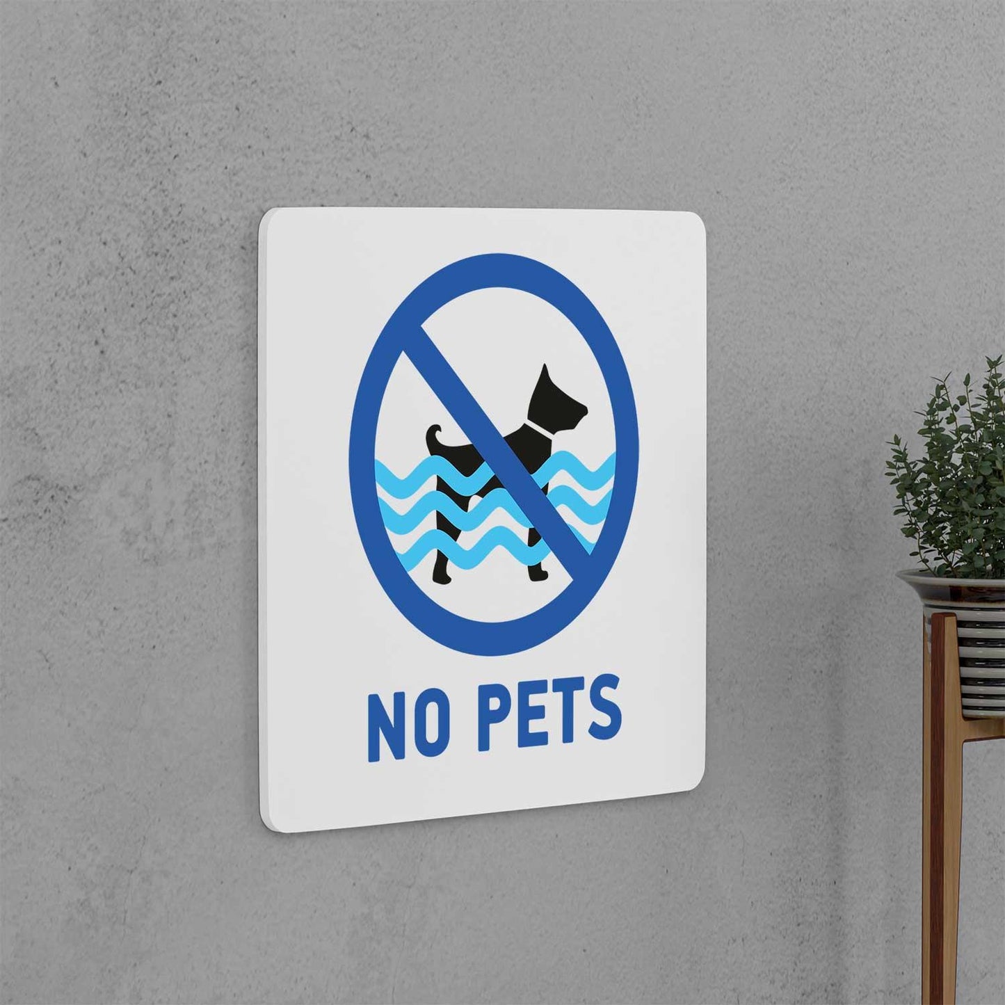 No Pets Sign - Housenama