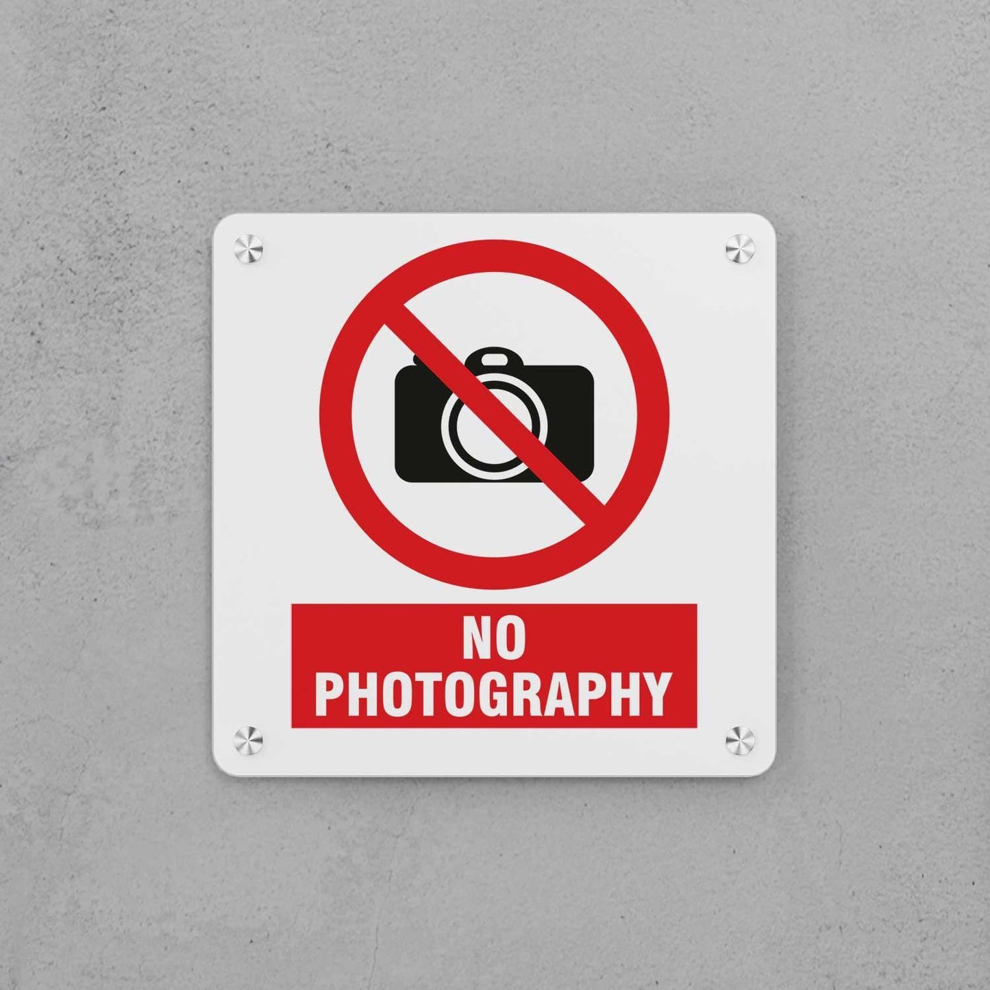 No Photography Sign - Housenama