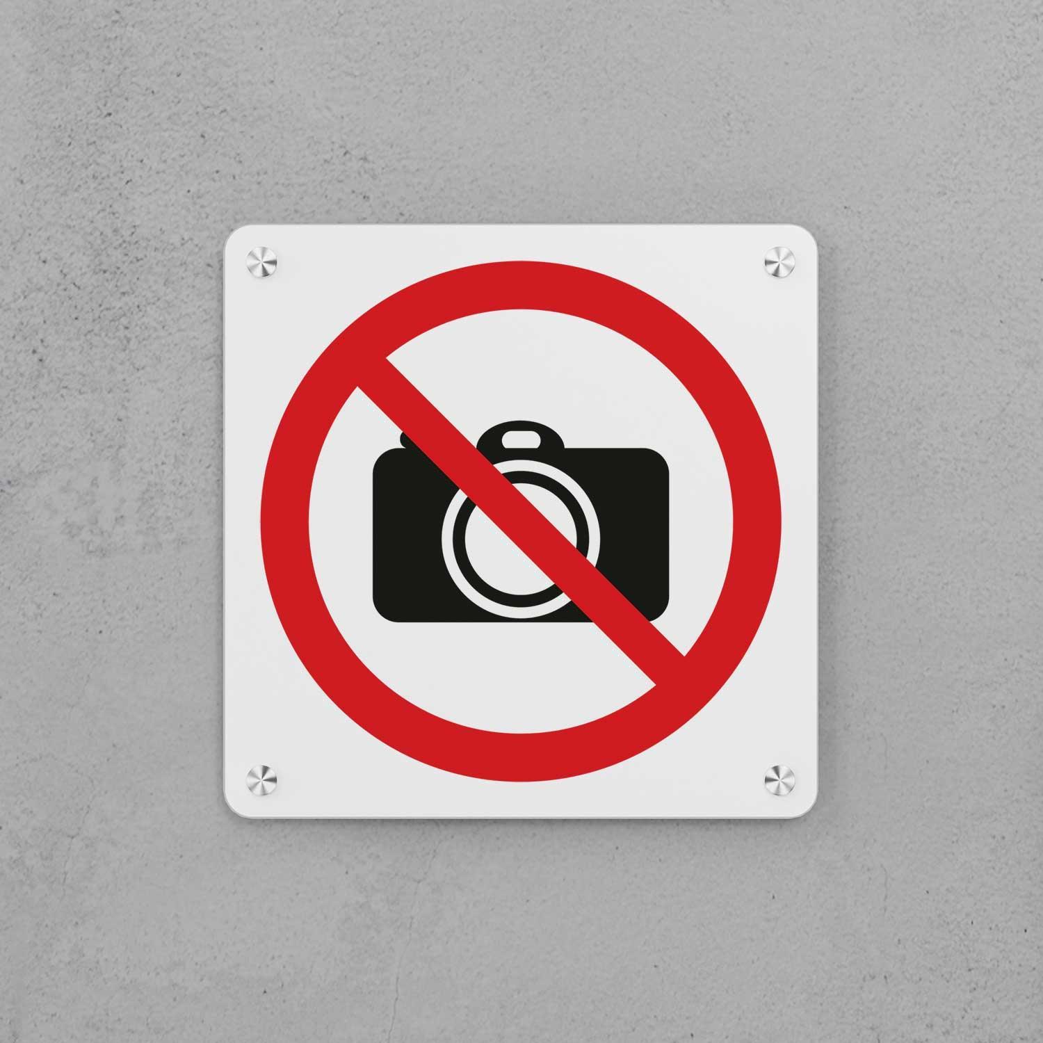 No Photography Sign - Housenama