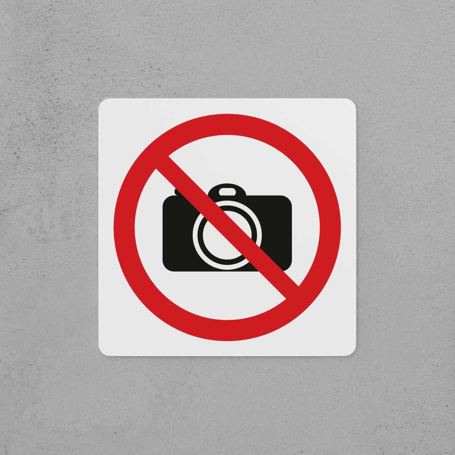 No Photography Sign - Housenama