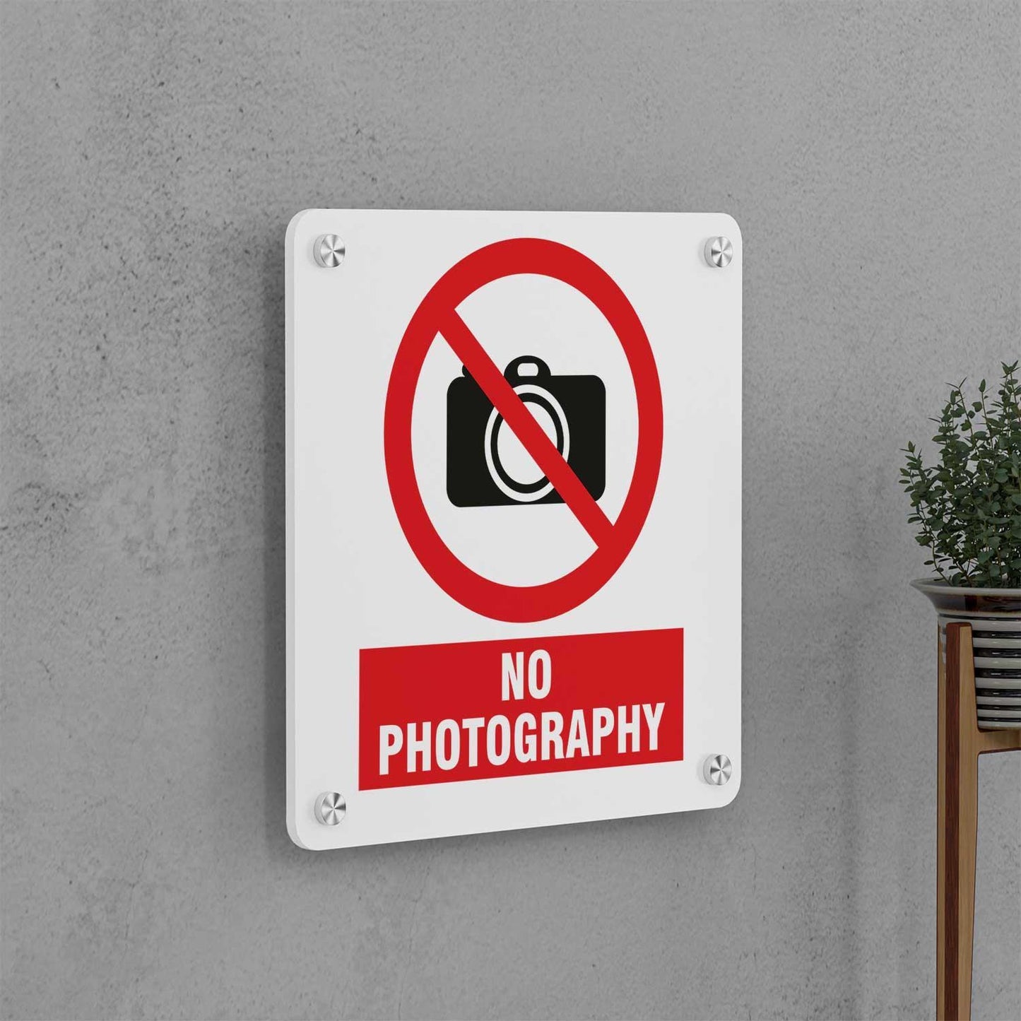 No Photography Sign - Housenama
