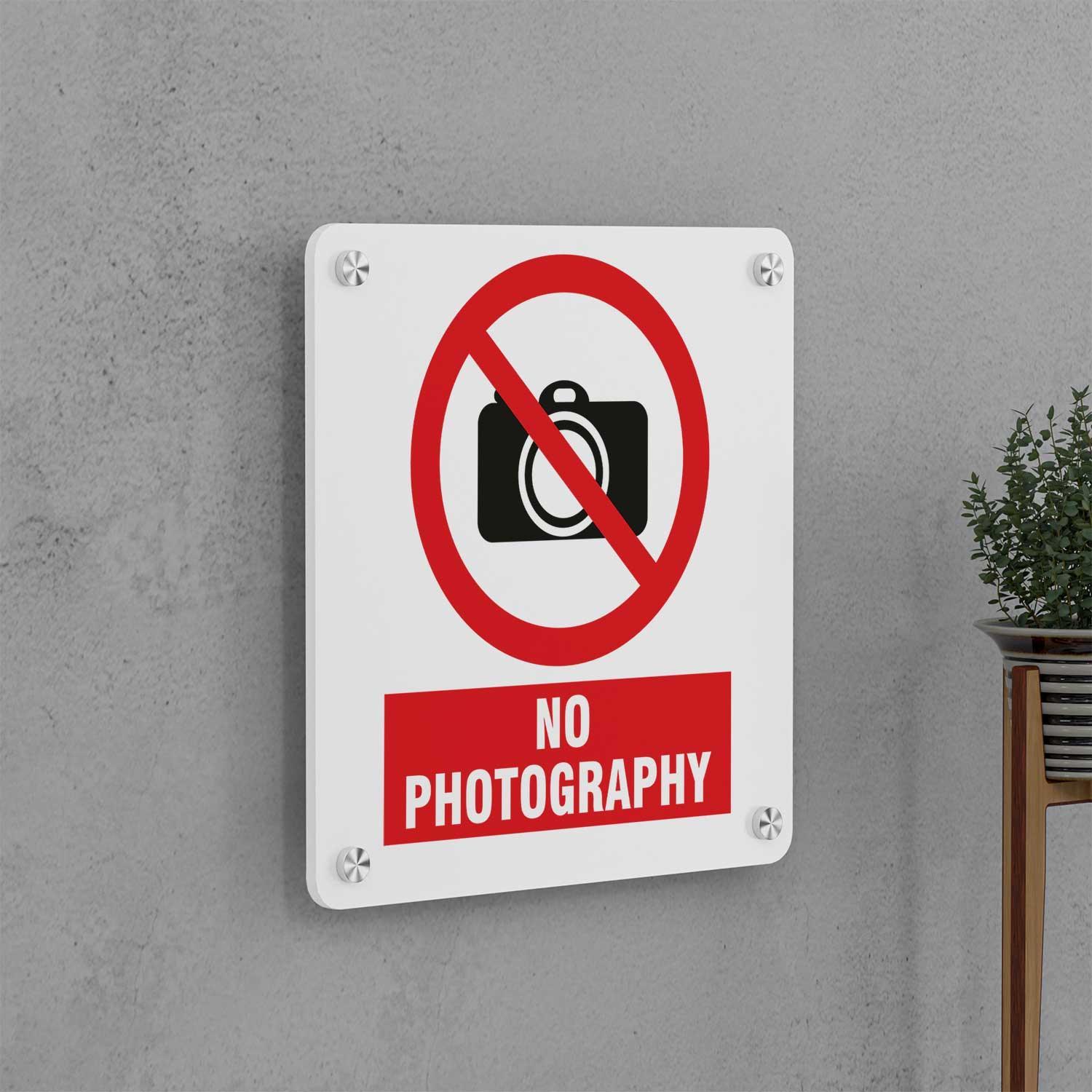No Photography Sign - Housenama