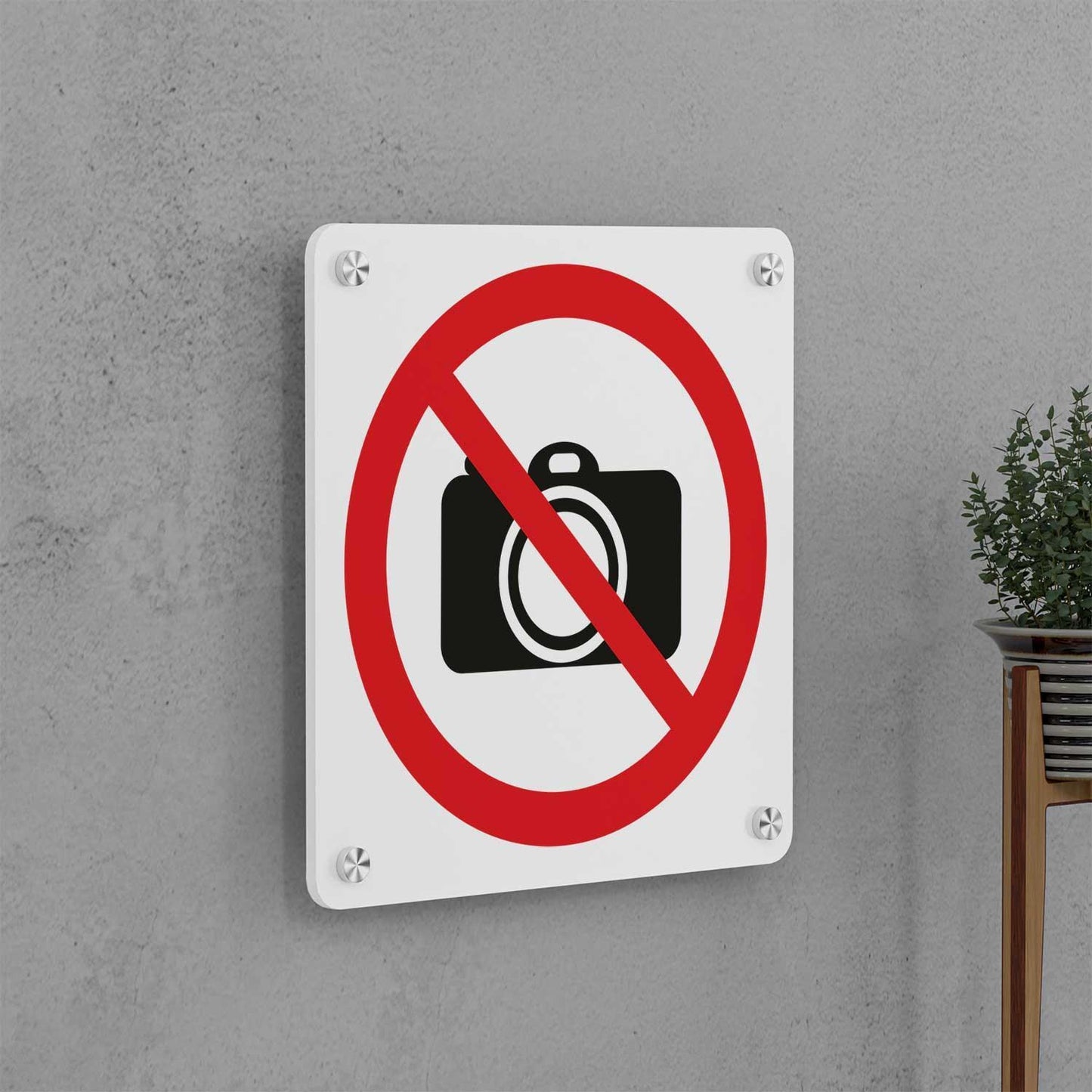 No Photography Sign - Housenama